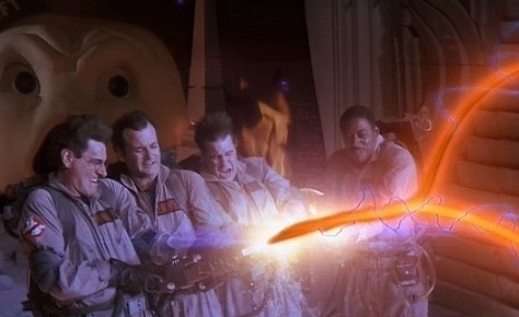 Crossing the streams.