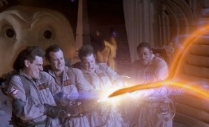 Crossing the streams.